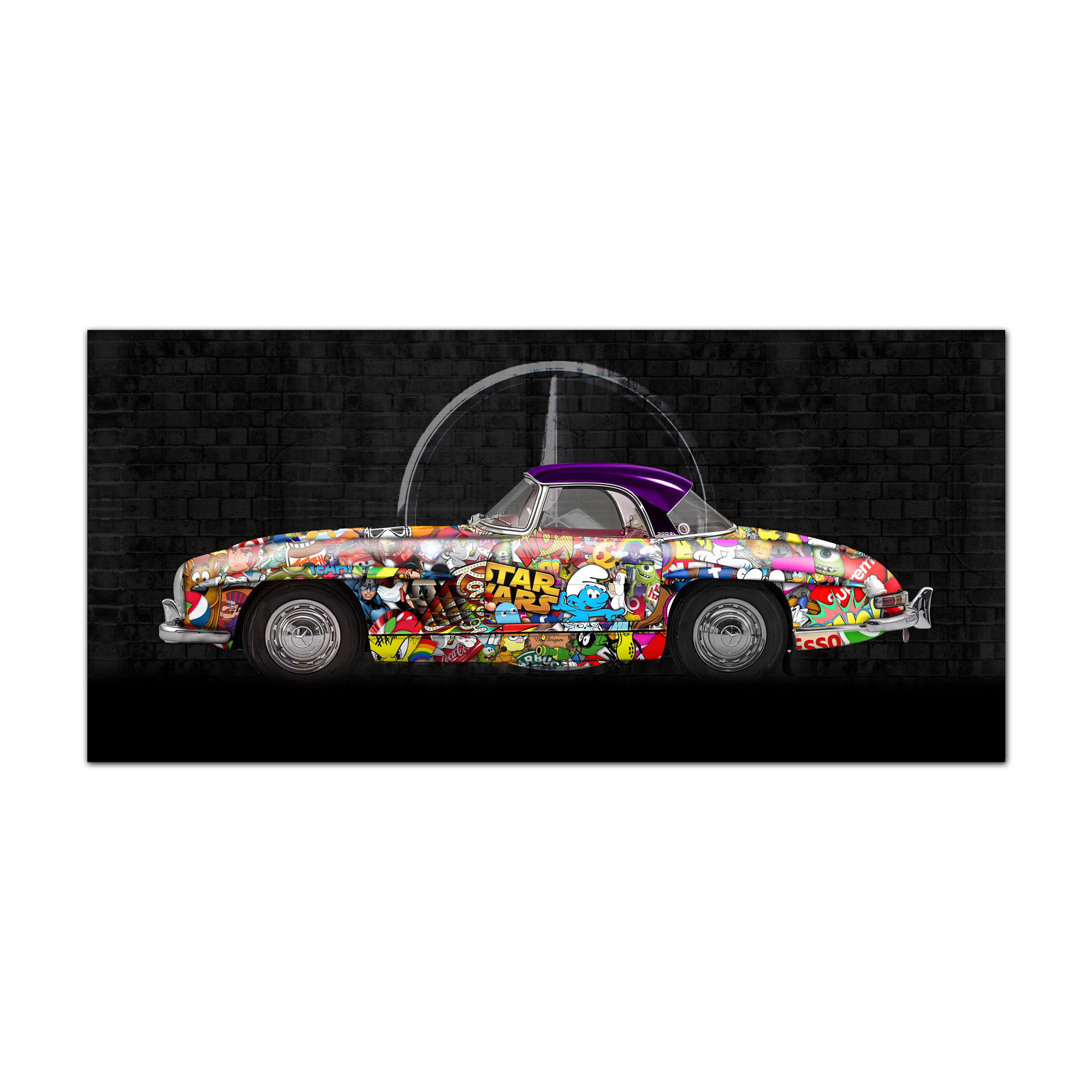 Tableau contemporain - 300 SL by Lascaz Déco