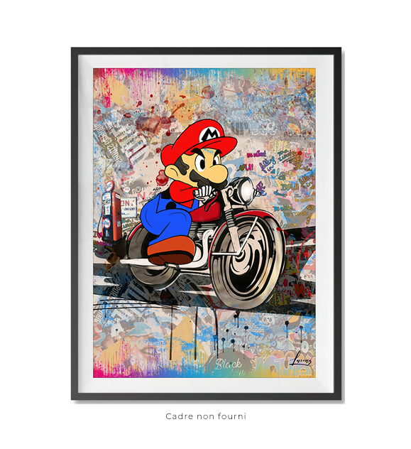 Tableaux, objet décoratifs Pop Art Mario color