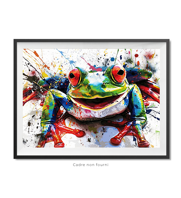 Tableaux, objet décoratifs Pop Art Frog