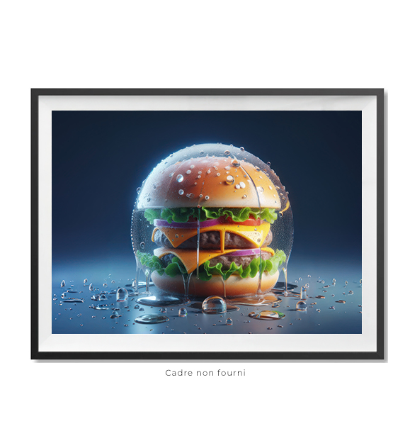 Tableaux, objet décoratifs Pop Art Burger