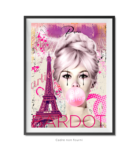 Tableaux, objet décoratifs Pop Art Bardot