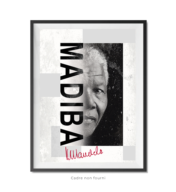 Tableaux, objet décoratifs Pop Art Nelson Mandela