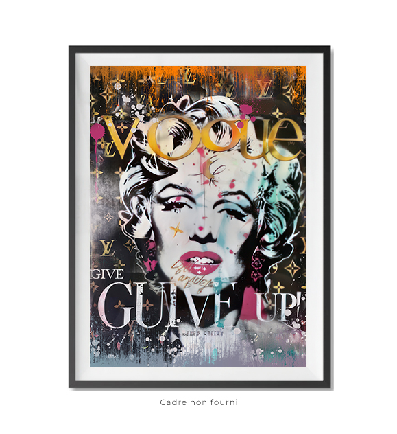 Tableaux, objet décoratifs Pop Art Marylin Vogue