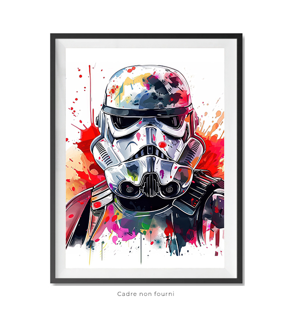 Tableaux, objet décoratifs Pop Art Pop Stormtrooper