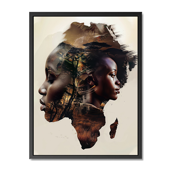 Africa Woman Face