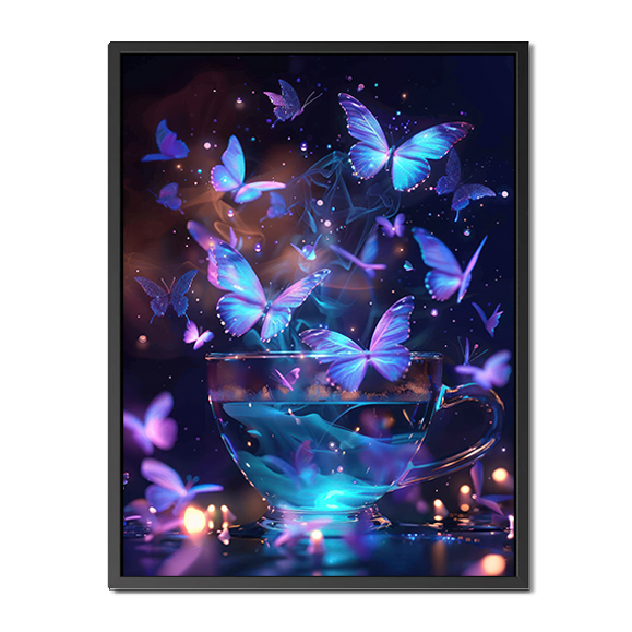 Bioluminescent butterflies