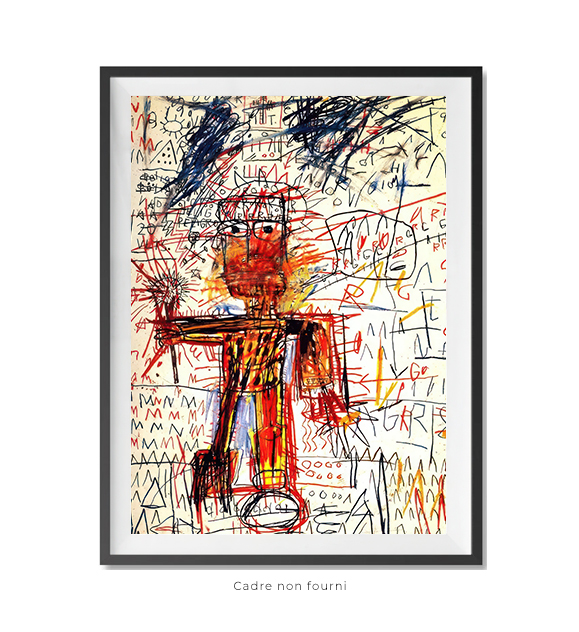 Tableaux, objet décoratifs Pop Art Basquiat Red Man