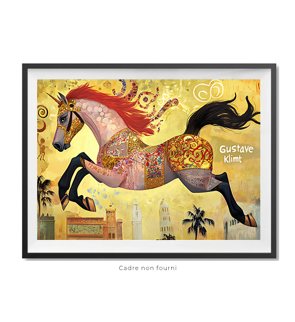 Tableaux, objet décoratifs Pop Art klimt Le Cheval