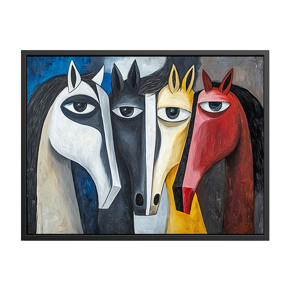 Picasso Cubic Horses