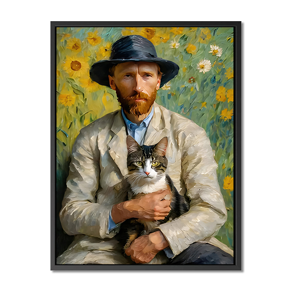 Van Gogh et son chat