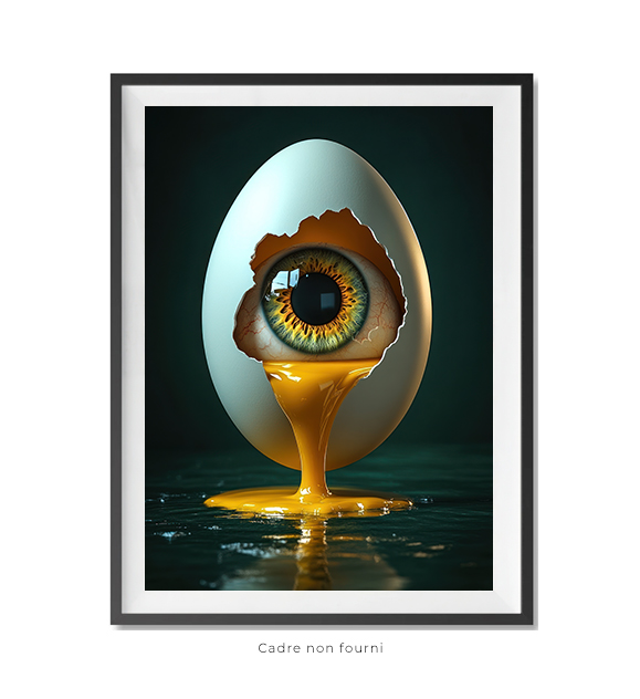 Tableaux, objet décoratifs Pop Art Egg Eyes