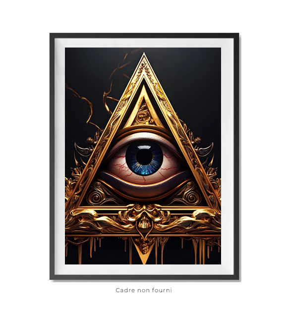 Tableaux, objet décoratifs Pop Art Illuminati Eyes