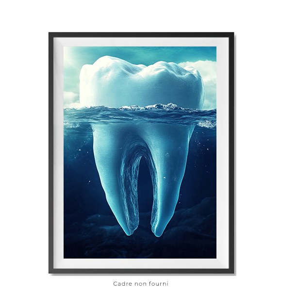 Tableaux, objet décoratifs Pop Art Iceberg Tooth