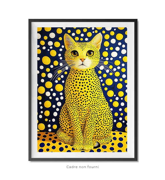 Tableaux, objet décoratifs Pop Art Yellow Cat