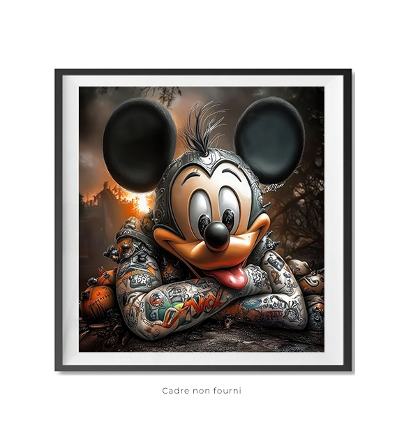 Tableaux, objet décoratifs Pop Art Bad Mickey