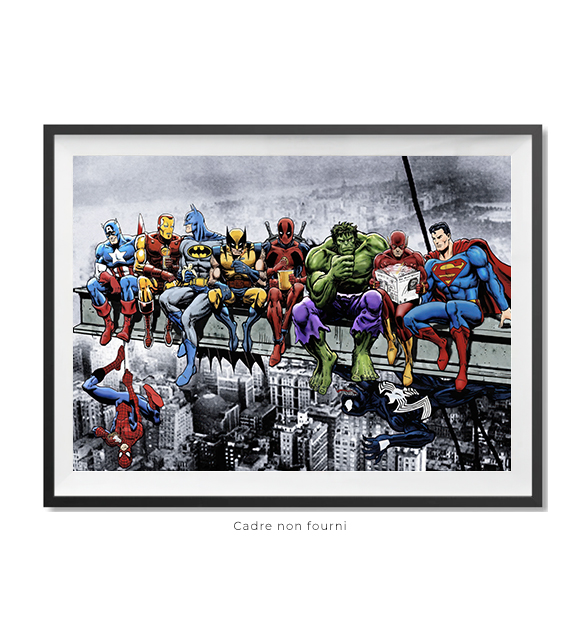 Tableaux, objet décoratifs Pop Art Marvel Super Heros Relax