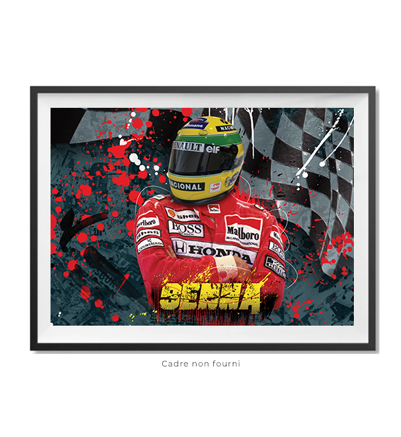 Tableaux, objet décoratifs Pop Art Ayrton Senna