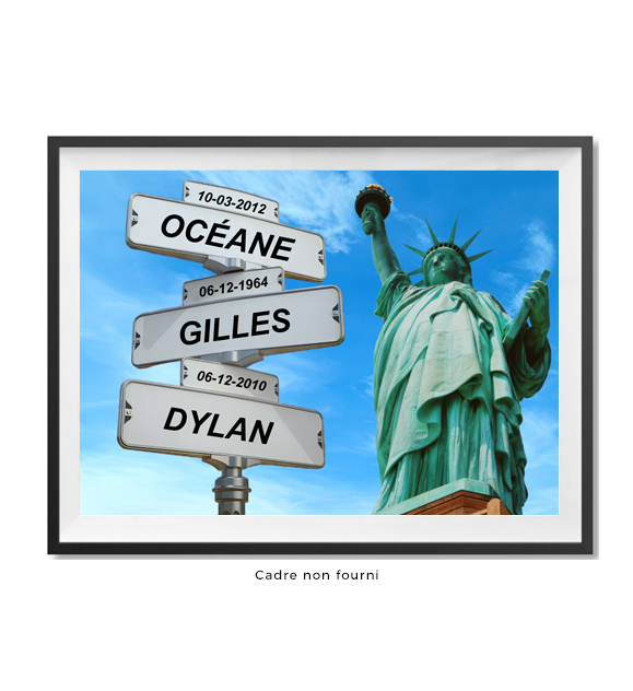 Tableaux : Tableau personnalisé Intersection New York