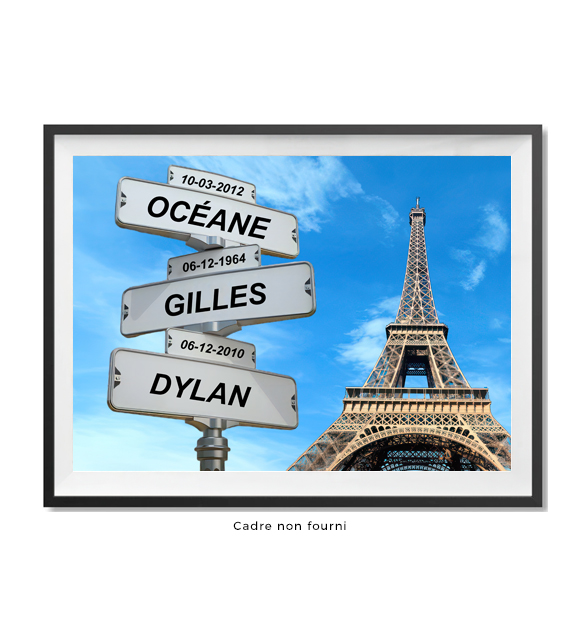 Tableaux, objet décoratifs Pop Art Tableau personnalisé Intersection Paris