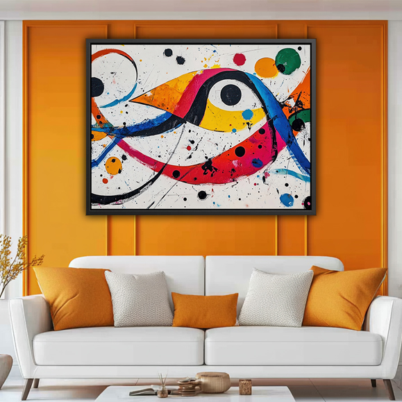 Tableau pop art - Abstract Miro