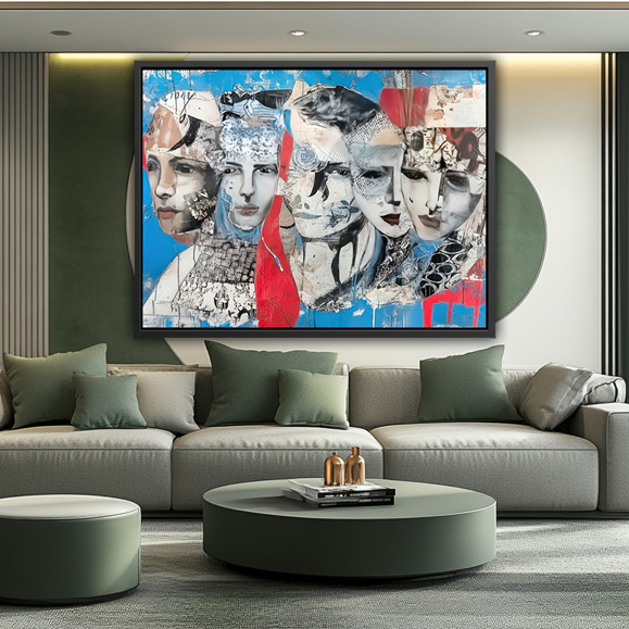 Tableau contemporain - Abstract People