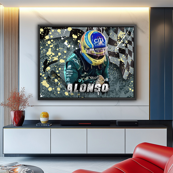 Tableau pop art - Alonso