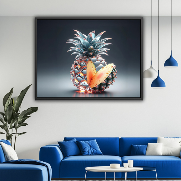 Tableau pop art - Ananas