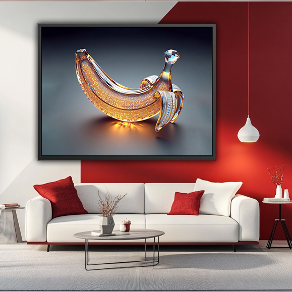 Tableau pop art - Banane