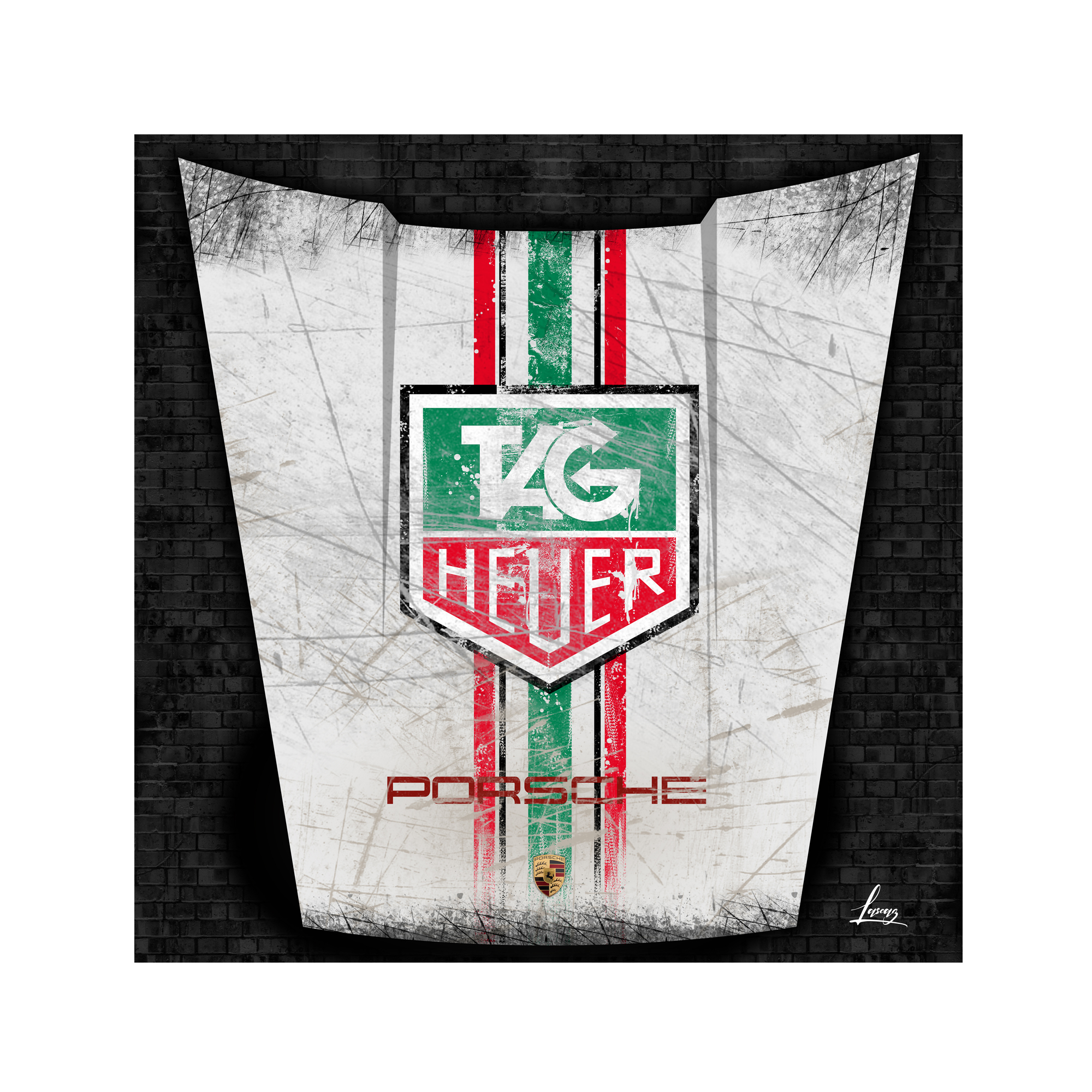 Capot pop art - Capot Tag Heuer