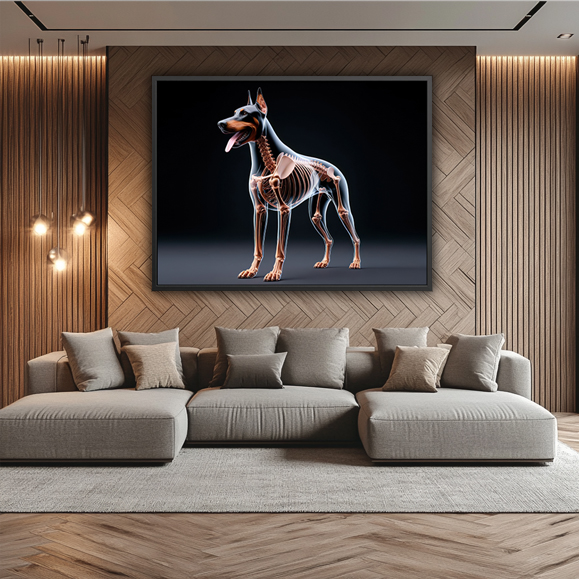 Tableau pop art - Dobermann