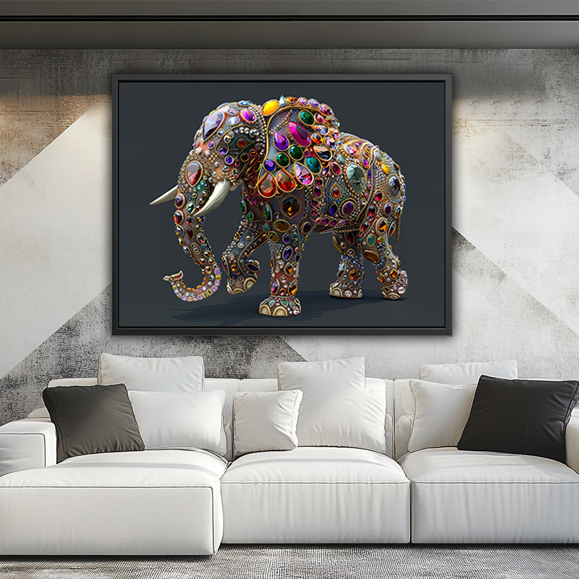 Tableau pop art - Eléphant Diamonds