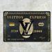 Vuitton Express : Vuitton Express, composition au format carte de crédit sur Alu dibond de haute qualité. Encre durable sans aucun solvant ni produit toxique. 