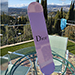 Skateboard Dior : Skateboard Dior est une œuvre d'art entièrement réalisée en Technique mixte sur aluminium et vernis pour un rendu de haute intensité des couleurs, 
un effet de brillance et une protection durable de la création. 