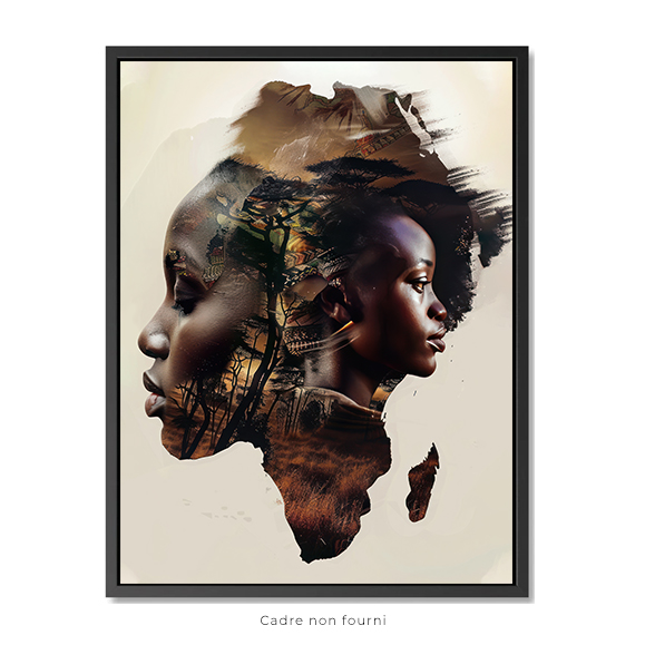 Africa Woman Face