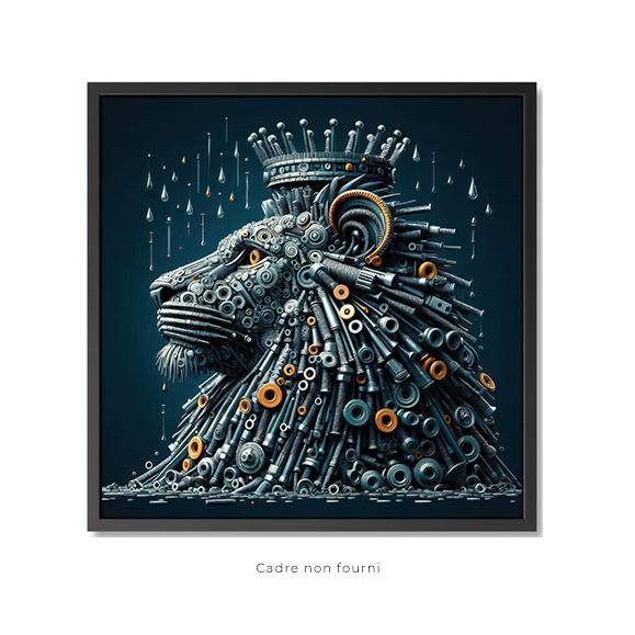 Metal Iron Lion