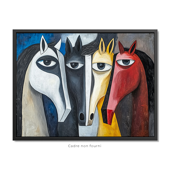 Picasso Cubic Horses