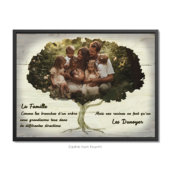 Tableau Personnalisé Famille