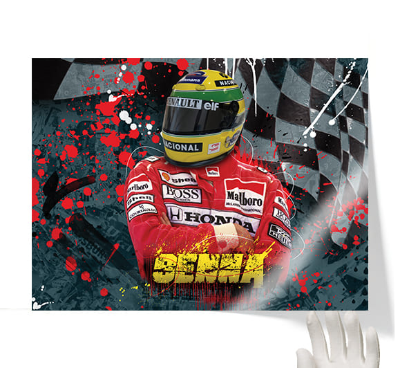 Tableau pop art - Ayrton Senna