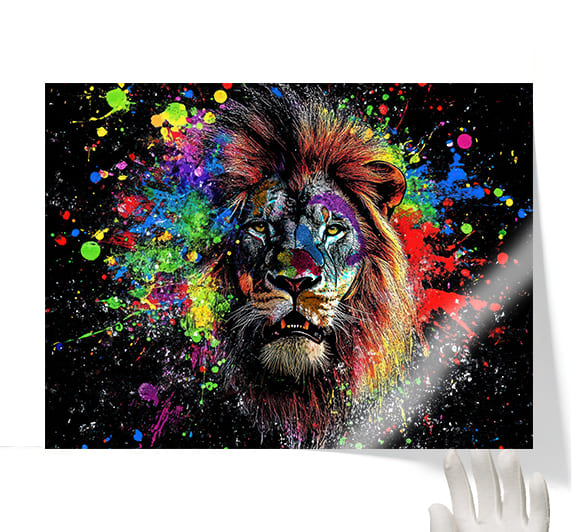 Tableau pop art - Lion Pop Art