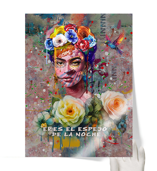 Tableau pop art - Tableau Frida Kahlo Pop Art
