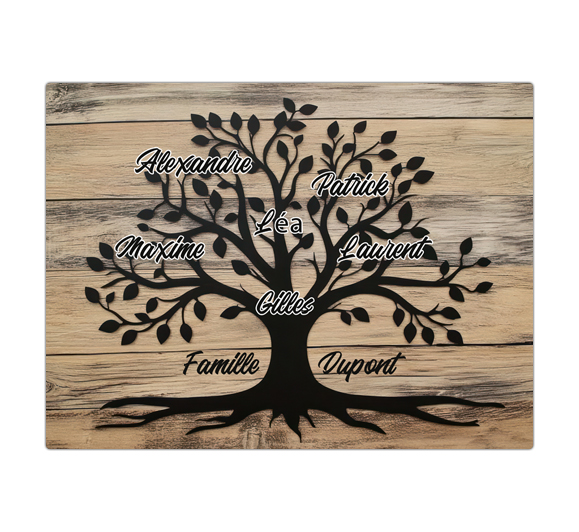 Tableau personnalisé Arbre de Vie : vue de face