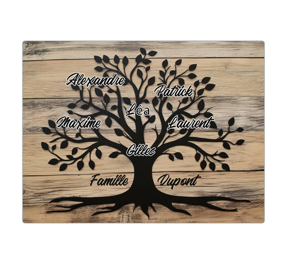 Tableau personnalisé Arbre de Vie : vue de face