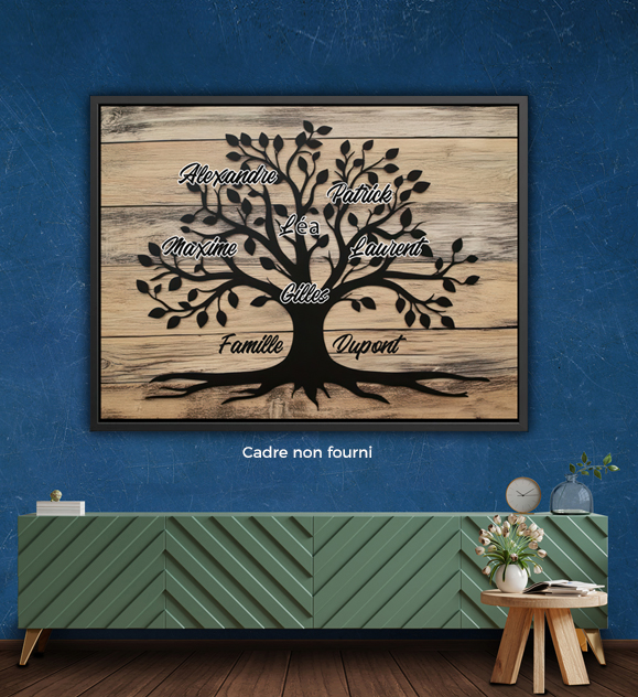 Tableau personnalisé Arbre de Vie en situation
