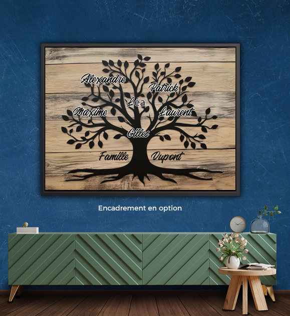 Tableau personnalisé Arbre de Vie en situation