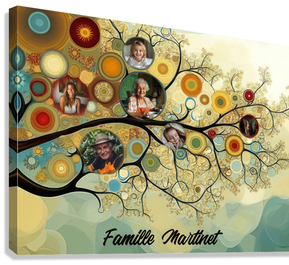 Tableau personnalisé Arbre de Vie : vue de coté