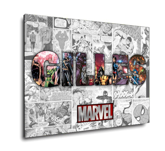 Tableau personnalisé Intersection Paris : vue de coté