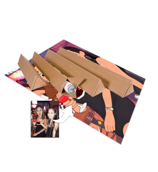 Tableau personnalisé Disney : vue de coté