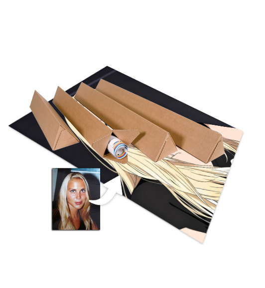 Tableau personnalisé Japonais : vue de coté