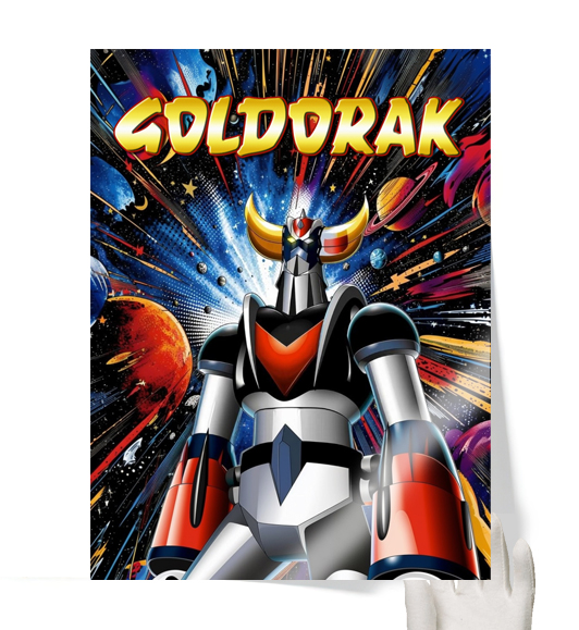 Tableau pop art - Tableau Goldorak Pop Art