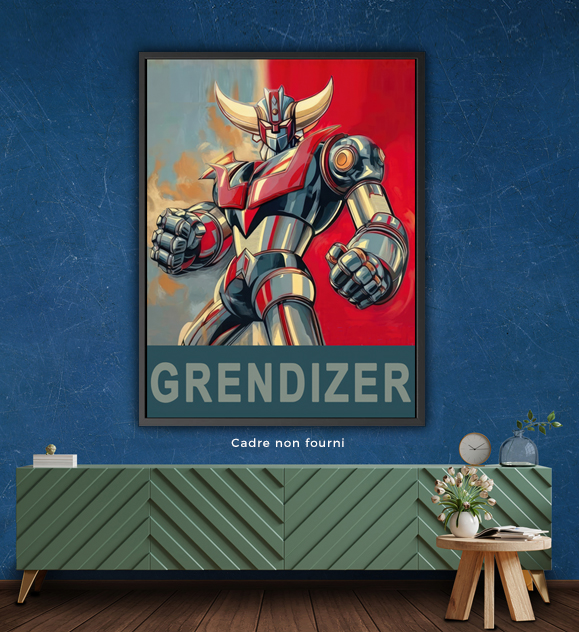Tableau Goldorak Grendizer en situation